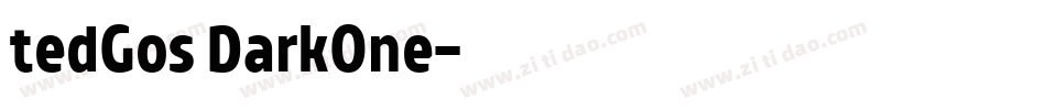tedGos DarkOne字体转换